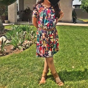 Lularoe Scarlet. Kids Size 8. Frozen. Anna & Elsa.